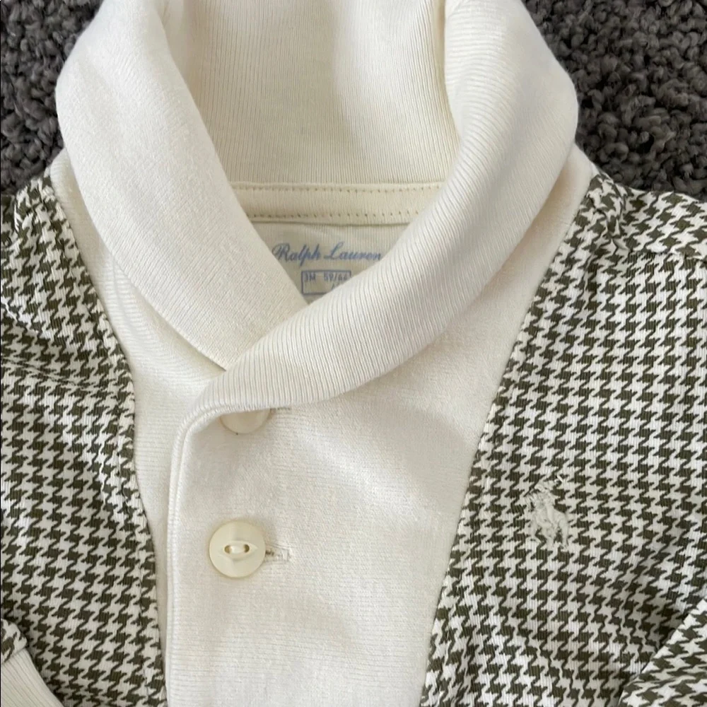 Cozy Cream and Gray Kids One Piece Set - Picture 2 of 3